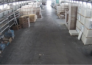 Видеонаблюдение высокой четкости для склада или производства
