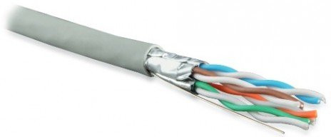 Hyperline UFTP4-C6-S23-IN-LSZH-GY-500 Кабель витая пара Cat6