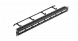 Коммутационная панель NIKOMAX 19&amp;quot;, 1U, 48 портов, Кат.5e (Класс D), 100МГц, RJ45/8P8C, 110/KRONE, T568A/B, неэкранированная, с органайзером, черная - гарантия: 5 лет расширенная / 25 лет системная