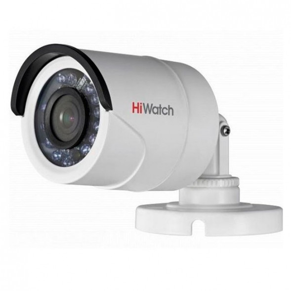 Уличная цилиндрическая HD-TVI камера HiWatch DS-T200P (6 mm)