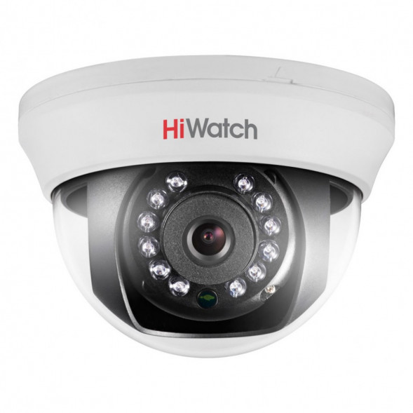 Внутренняя купольная HD-TVI камера HiWatch DS-T201 (6 mm)