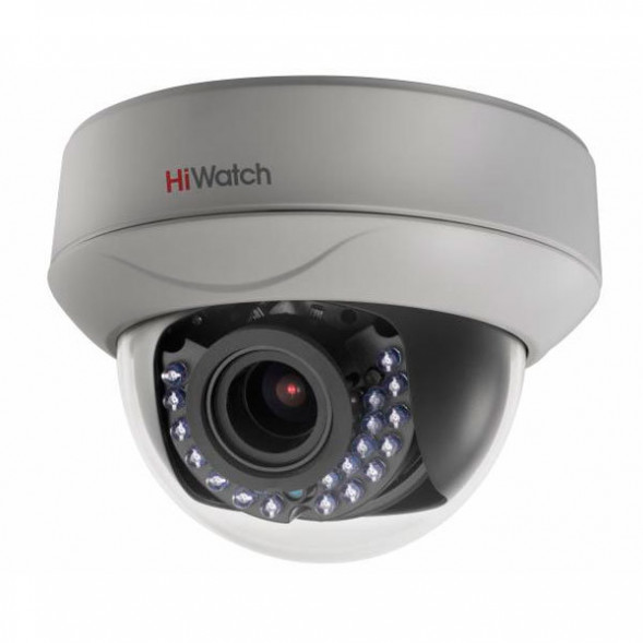 Внутренняя купольная HD-TVI камера HiWatch DS-T207P (2.8-12 mm)